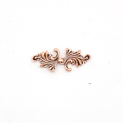 Eco-Friendly Zinc Alloy Hook Clasps LS-PALLOY-WH0031-03R-1