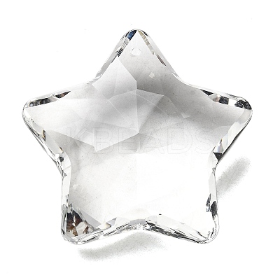 Electroplated Glass Pendants GLAA-G122-05E-1