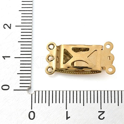 304 Stainless Steel Box Clasps STAS-M084-02B-G-1