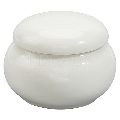 1Pc Ceramic Mini Pet Cremation Urn AJEW-GF0012-42-1