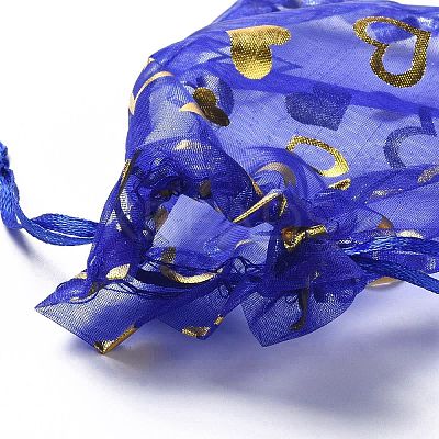 Organza Drawstring Jewelry Pouches OP-I001-B07-1