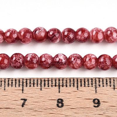 Baking Paint Glass Beads X1-DGLA-N003-4mm-A02-1