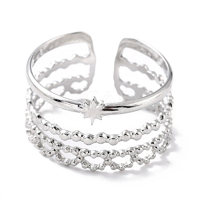 Tarnish Resistant 304 Stainless Steel Finger Rings RJEW-L102-35P-1