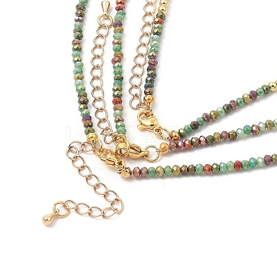 Beaded Necklaces & Pendant Necklace Sets NJEW-JN03076-02-1