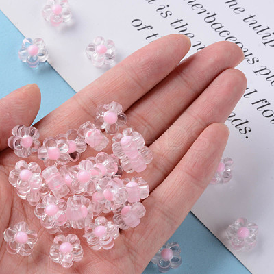Transparent Acrylic Beads X-TACR-S152-06A-SS2112-1
