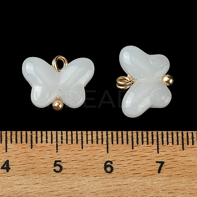 Alloy Glass Pendants GLAA-P080-01G-03-1