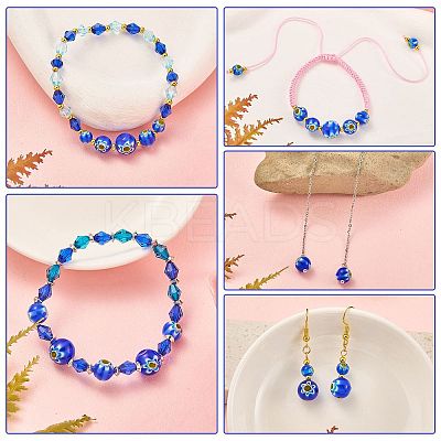 Handmade Millefiori Lampwork Beads LAMP-SZ0001-71B-02-1