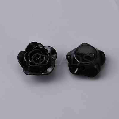 Transparent & Opaque Resin Beads RESI-WH0026-16C-1