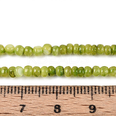Natural Freshwater Shell Dyed Beads Strands SHEL-T020-29B-04-1