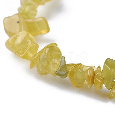 Natural Jade Beads Stretch Bracelets BJEW-JB04152-06-1