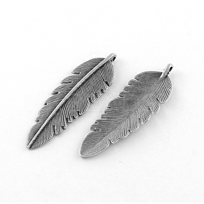 Tibetan Style Alloy Big Pendants TIBE-Q050-38AS-LF-1