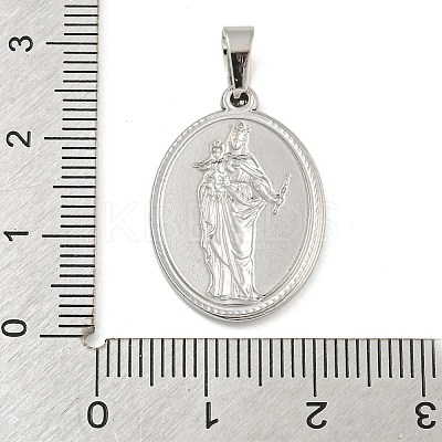 Non-Tarnish 304 Stainless Steel Pendants STAS-B071-02A-26P-1