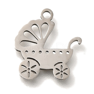 201 Stainless Steel Pendants STAS-R136-27P-1