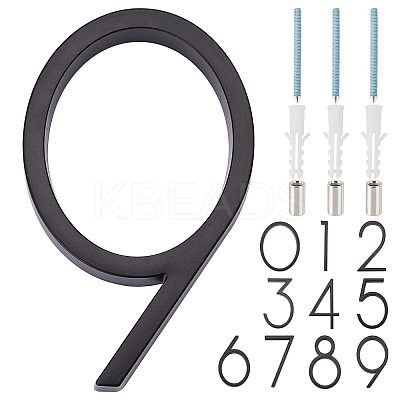 Zinc Alloy Number Sign Labels FIND-WH0061-83J-1