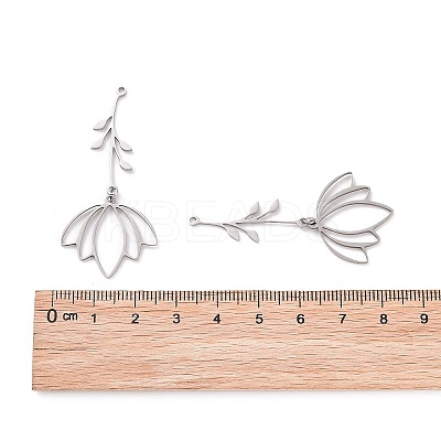 Non-Tarnish 201 Stainless Steel Big Pendants STAS-S105-LA364-1-1