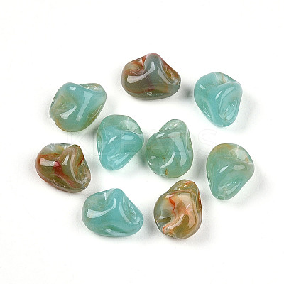 Transparent Acrylic Beads TACR-T028-44G-1