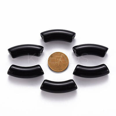 Opaque Acrylic Beads MACR-S372-001B-S002-1