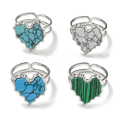 304 Stainless Steel Open Cuff Rings RJEW-C079-01P-1