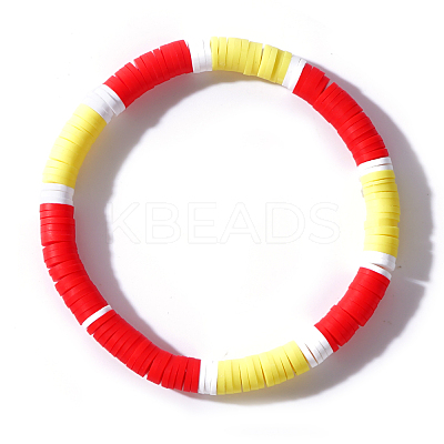 Bohemian Style Handmade Polymer Clay Heishi Beads Bracelet for Women DT7459-1
