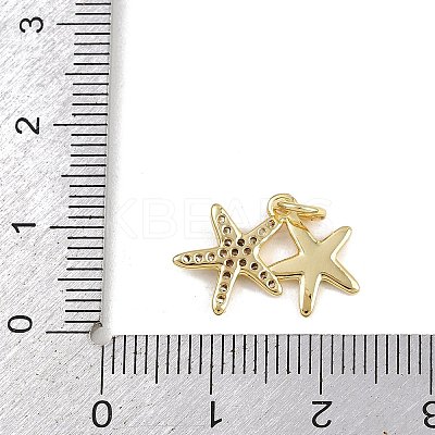 Brass Micro Pave Cubic Zirconia Pendants KK-A269-02D-G-1