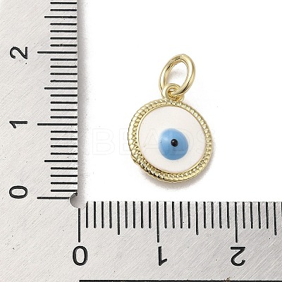 Brass Enamel Charms KK-E092-14G-03-1
