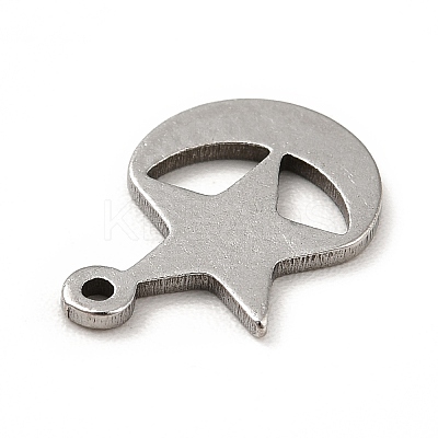 Non-Tarnish 201 Stainless Steel Pendants STAS-P312-18P-1