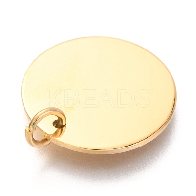 Ion Plating(IP) 304 Stainless Steel Charms EJEW-L238-03E-G-1
