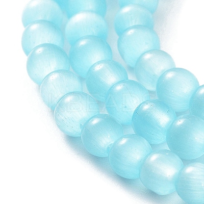 Cat Eye Beads Strands CE-F022-4mm-12-1