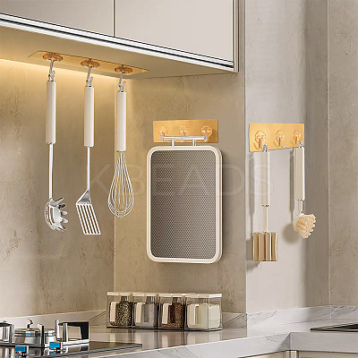 Self-adhesive Acrylic Wall Hook Hangers AJEW-TADJ0001-09A-03-1