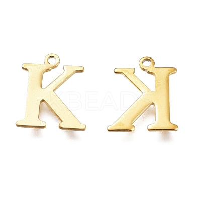 PVD Vacuum Plating  304 Stainless Steel Charms STAS-H112-K-G-1