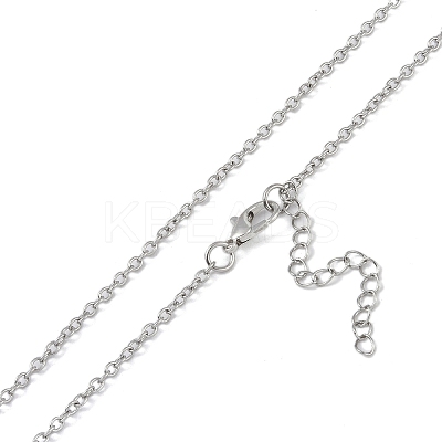 Alloy Resin Moon Pumpkin Pendants Necklaces LS-NJEW-S417-01C-1