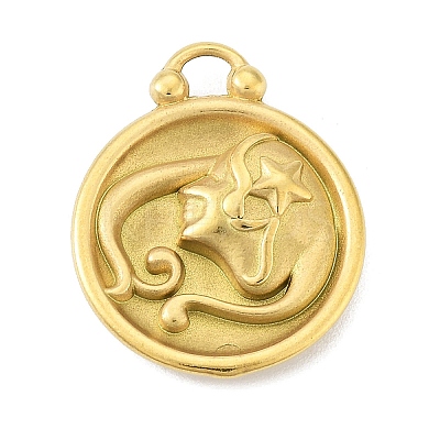 Real 18K Gold Plated Tone 304 Stainless Steel Pendants STAS-K291-01G-07-1
