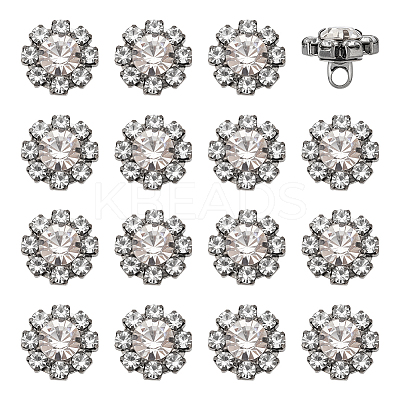 24Pcs 1-Hole Zinc Alloy Buttons FIND-PH0026-97-1