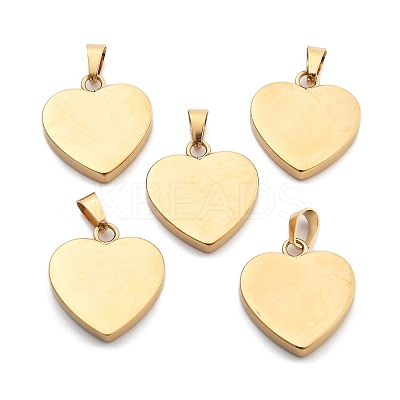 Ion Plating(IP) Fashionable 304 Stainless Steel Stamping Blank Tag Pendants X-STAS-J002B-01G-1