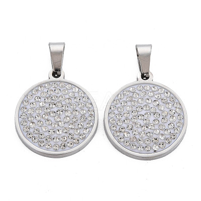 201 Stainless Steel Pendants STAS-N095-038P-1