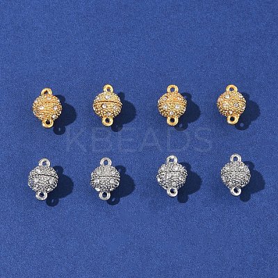 8 Sets 2 Colors Alloy Magnetic Clasps FIND-FS0003-55-1