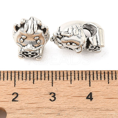 Tibetan Style Alloy European Beads PALLOY-M217-15AS-1