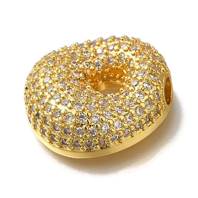 Brass with Cubic Zirconia Pendants KK-Q818-02O-G-1