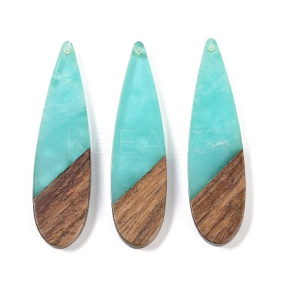 Resin & Wood Big Pendants WOOD-F015-08A-1
