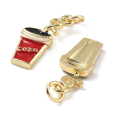 Brass Pendants KK-H002-07A-G-RS-1