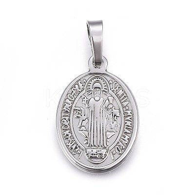 Non-Tarnish 201 Stainless Steel Pendants STAS-F177-05P-1