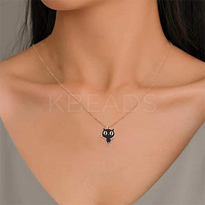 60Pcs 2 Colors Light Gold Alloy Enamel Pendants ENAM-CJ0001-68-1