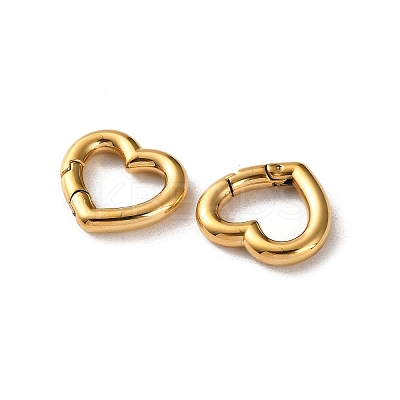 304 Stainless Steel Spring Gate Clasps STAS-A193-03G-1