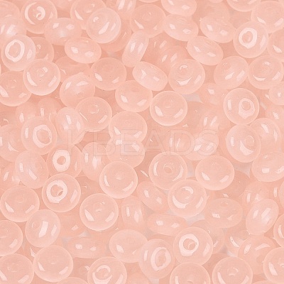 Imitation Jade Glass Seed Beads SEED-Q042-01A-C02-1