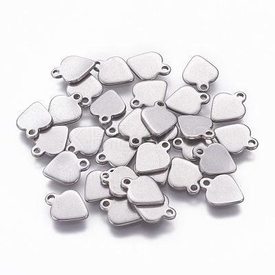 Tarnish Resistant 201 Stainless Steel Pendants STAS-L234-062P-1
