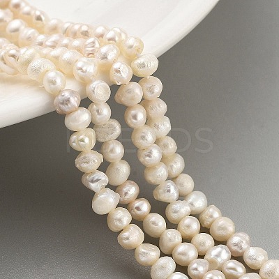 Natural Cultured Freshwater Pearl Beads Strands PEAR-C003-07A-1