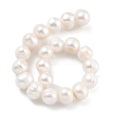 Natural Cultured Freshwater Pearl Beads Strands PEAR-C003-14D-1
