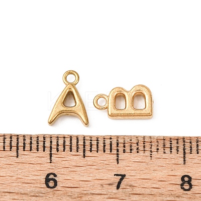 26Pcs 304 Stainless Steel Charms STAS-D129-01G-1