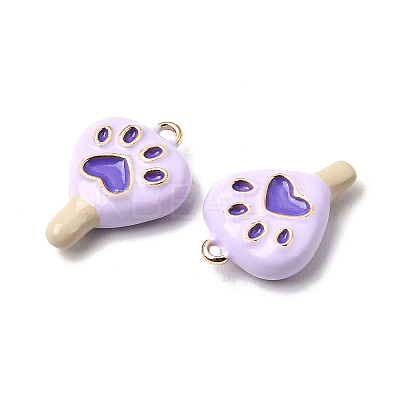Alloy Enamel Pendants PALLOY-T094-05B-1