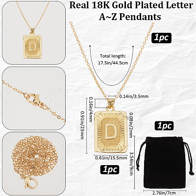 1Pc Brass Pendants NJEW-BBC0001-18D-1